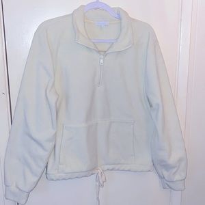 Beyond Yoga New Terrain Quarter Zip Women Fleece Size Medium Relaxed Fit NWOT